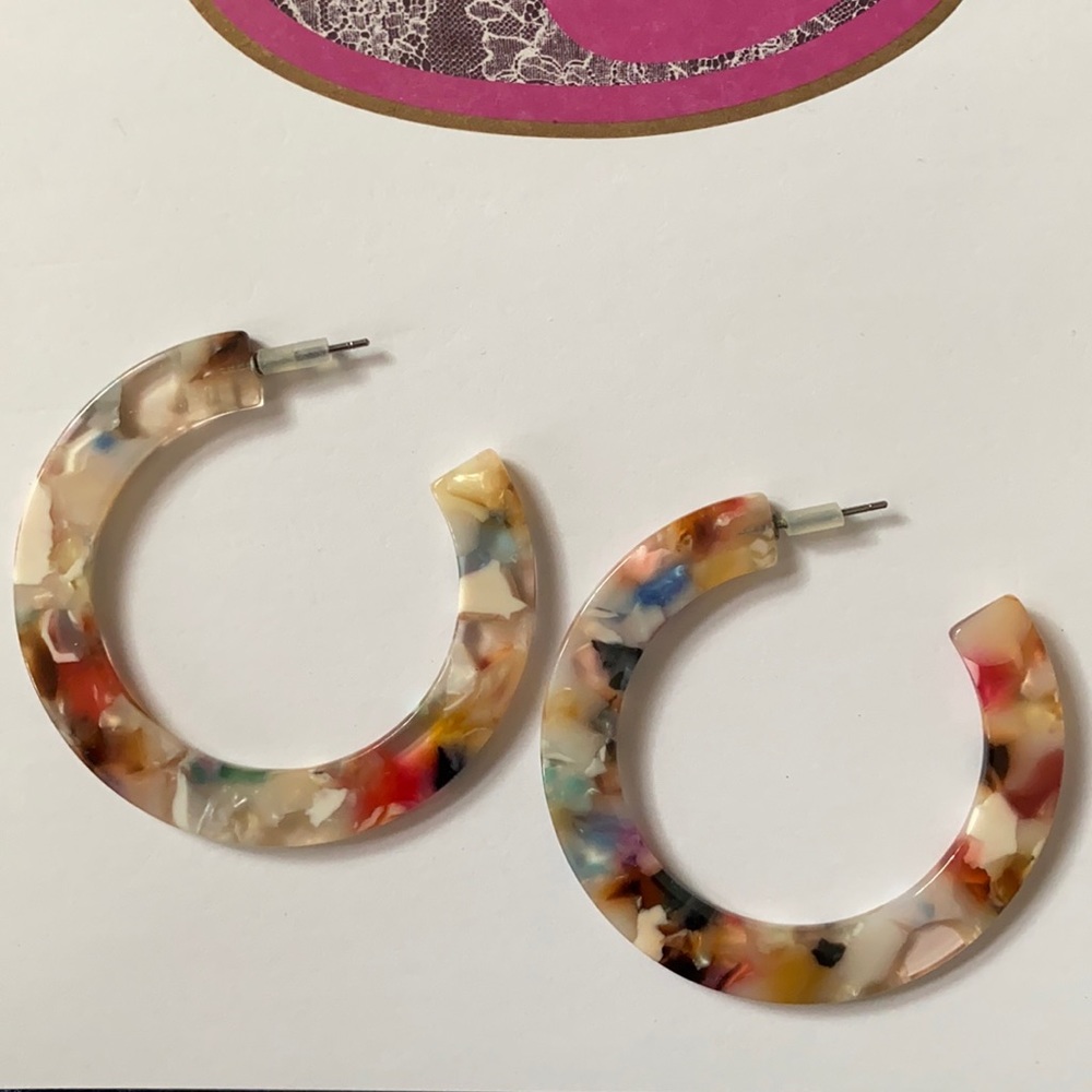 H&M color block hoops